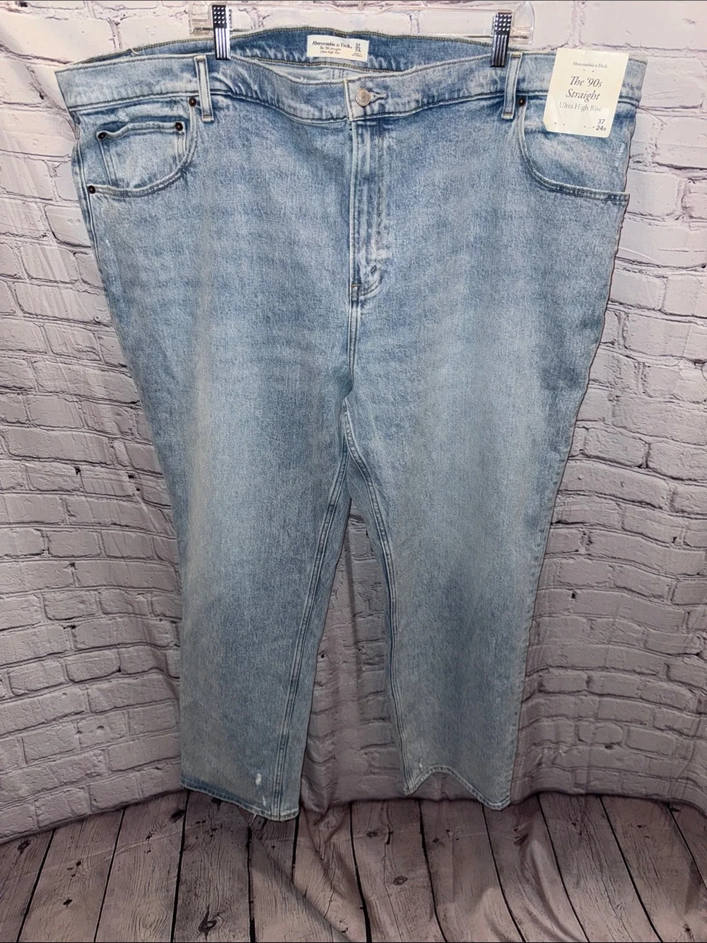 Abercrombie & Fitch Light Blue Straight Leg Jeans